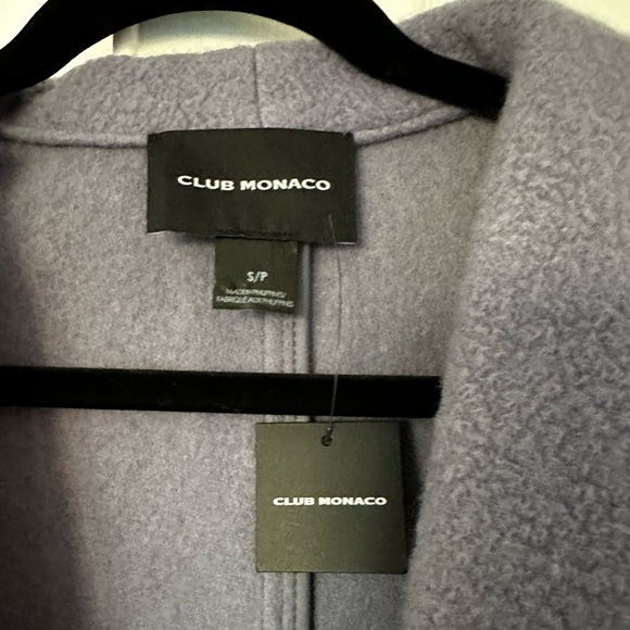 Club Monaco Plush Cardigan Coat NWT - Picture 8 of 11